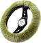 Andalus Brands Australian Sheepskin Steering Wheel Cover, Anti-Slip Universal 15 Inch Fuzzy Steering Wheel Cover Offers a Plush Velvet-Like Touch,...