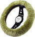 Andalus Brands Australian Sheepskin Steering Wheel Cover, Anti-Slip Universal 15 Inch Fuzzy Steering Wheel Cover Offers a Plush Velvet-Like Touch,...