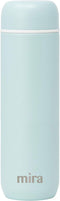 10 oz Slim Thermos Flask - Leak-Proof Insulated Water Bottle - Perfect Compact Size - Pearl Blue...