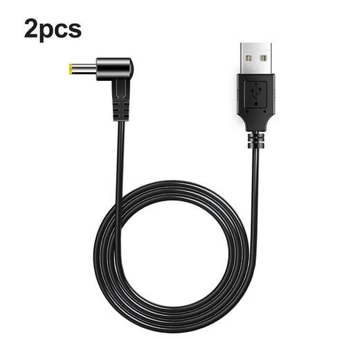 2 Packs USB DC Cables for Panasonic K2GHYYS00002 HD Camcorder, Ideal Power Supply Replacement Charger Charging Cords for HC-V180K HC-V380K HC-V770...