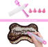 Dog Birthday Cake Mold Silicone Bone Shape Cake Pan with Decorating Pen (Pink, 10")...