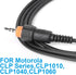 Radio Earpiece, 3.5mm 1-Pin C Shape Walkie Talkie Earpiece with PTT Mic Compatible with Motorola CLP1010, CLP1040, CLP1060 Two Way Radios Headphon...
