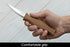 BeaverCraft Wood Carving Knife for Whittling Sloyd Knife C4 3.14" Wood Whittling Knife for Roughing Wood Carving Chisel Knife for Beginners and Pr...