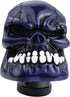 Abfer Skull Shift Knobs Car Gear Shifter Knob with Big Tooth Stick Shifting Lever Fit Most Automatic Manual Transmission Cars Truck Vehicle (Blue)...
