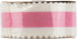 MEEDEE Christmas Felt Ribbon 2.5 Inch Wired Felt Ribbon 10 Yards White Felt with Pink Velvet Middle Rickrack Cutout Christmas Ribbon for Christmas...