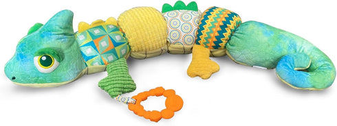 Infant Musical Stuffed Animal Toys, Activity Soft Sensory Toy with Baby Teething Toys, Crinkle Sound and Rattles, Tummy Time for Newborn 0 3 6 12 ...