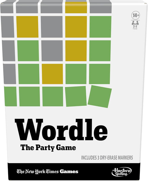 Hasbro Gaming Wordle The Party Game for 2-4 Players, Official Wordle Board Game Inspired by New York Times, Games for Ages 14+, Word Games...