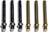 WE Games Standard Metal Cribbage Pegs with Velvet Pouch - Set of 6 (3 Brass, 3 Silver)...