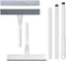 SetSail Window Squeegee, 2-in-1 Small Squeegee for Window Cleaning All-Purpose Compact Size Window Cleaner Tool with 42 Inch Extension Pole Profes...