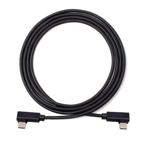 cablecc USB-C Type-C to Type-C Cable Gen2 10Gbps 65W Dual 90 Degree Left Right Angled Type 1M...