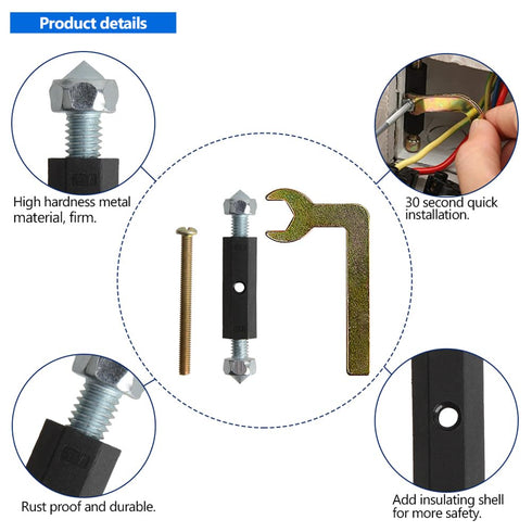 RUIAN 118 Type Switch Socket Cassette Repair, Electrical Box Screws Support Rod Switch Universal Outlet Repairer Wall Mount Switch Box Repair Devi...