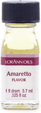 LorAnn Amaretto SS Flavor, 1 dram bottle (.0125 fl oz - 3.7ml - 1 teaspoon)...