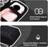 Phomemo D30 D35 Label Marker Black Case with 3 Rolls of White Label Tapes, Waterproof Storage Bag with 12 x 40mm (3/8" x 11/2") 160 Tapes/Roll, Bl...