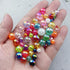 2000pcs 4mm Acrylic Round Beads AB Colors Acrylic Beads Round Spacer Beads with Hole for DIY Bracelet Necklace Jewelry Making Supplies Handmade Cr...
