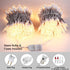 ODEETRONIC Warm Christmas Lights - 21.63ft 100Count Steady & Blink Clear Christmas Lights, UL Certified Incandescent Fairy String Light, White Wir...