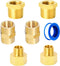 Brass Fitting 7pcs, 1/2" X 3/8" NPT Kit, Reducing Adapter, Reducing Hex Nipple, Hex Bushing...