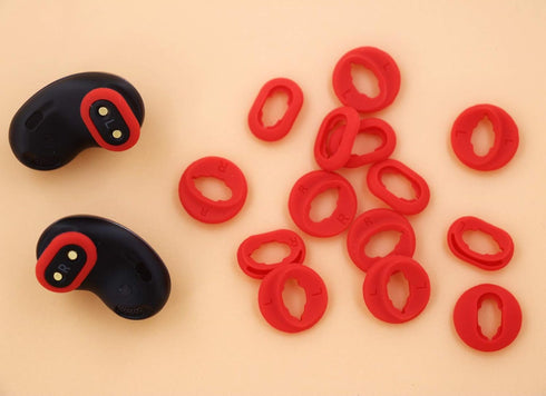 Galaxy Buds Live Adapter Tips Eartips Earbuds, 8 Pairs Replacement S/L 2 Size Silicone Rubber Ear Tips Buds Wing Tips Fit in Case Compatible with ...