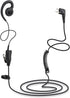 Walkie Talkie Swivel Earpiece with Microphone and PTT for MOT Two Way Radio - Motorola Swivel Earpiece Compatible with Walkie Talkies CLS1410, CLS...