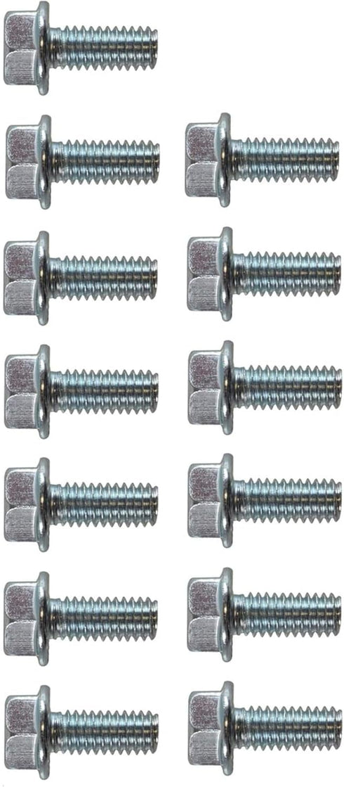 ICT Billet TH350 TH400 PAN BOLT SET Transmission Chevy Kit 13pc Standard Thread 305 327 350 383 5.0L 5.7L V8 Compatible With Chevrolet Truck Car 5...