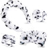 VELSCRUN 4 Pcs Spa Headband, Face Wash Headband, Skincare Headbands, Makeup Headband, Cow Leopard Puffy Sponge Hair Band Bow Tie Bubble Spa Headba...