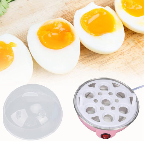 Fdit Egg Cooker,With Heating Plate Can Cook 7 Large Eggs Automatic Power Off Suitable for Kitchen Cooking ()...