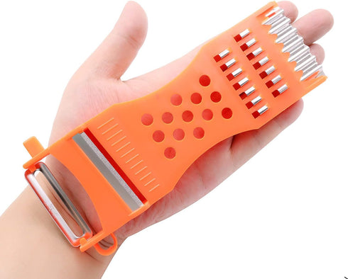 2Pcs handheld Plastic Multifunction Kitchen Peeler Grater Slicer Tool,for Vegetable,Fruit,Cucumber,Potato,Carrots,Cheese,Chef Gadgets Tools...
