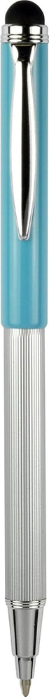 Zebra Pen StylusPen Telescopic Ballpoint Pen, Medium Point, 1.0mm, Black Ink, Light Blue Barrel, 1-Count......