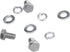 3/4 Inch Steering Wheel Quick Release Disconnect Hub 3/4" Shaft Size Hub Adapter Replacement for Most 3 Hole (Silver)...