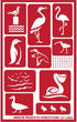 3 Armour Etch Over N Over Reusable Glass Etching Stencils Set | Wild Life Animals, Sea Creatures, Birds Theme...