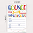 Bounce House or Jumping Party Invitations (20 Count) With Envelopes...