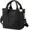 Small Tote Bag with Zipper, 2024 Canvas Multi-Pocket Crossbody Bag Shoulder Bag Satchel Hobo Bag Messenger Bag...