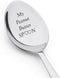 My Peanut Butter Spoon With Two Little Heart - Engraved Spoon Stainless Steel Silverware Flatware Unique Birthday Easter Basket Gifts For Boy Girl...