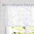 Topick White Sheer Leaf Curtain Kitchen Valance for Windows Leaf Embroidered Voile Small Curtain Valance Semi Sheer Farmhouse Curtain 18 Inch Rod ...