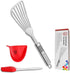 Stainless Steel Fish Spatula with 1.2mm Thick Blade - Multipurpose Turner for Fish, Eggs, Meat, and Dumplings - Perfect for Grilling, Frying, and ...