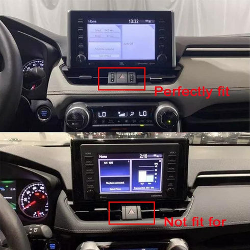 BEERTE Phone Holder fit for Toyota RAV4 2019 2020 2021 2022 2023 2024 2025 (XLE Premium AWD/Adventure/XSE Hybrid/Limited Hybrid) RAV4 Car Dashboar...