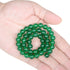 AD Beads Natural Gemstone Round Loose Beads 15" for Bracelet Necklace Earrings Jwelery Making Crafts DIY (8mm, Green Jade)...