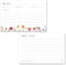 Bright Floral Recipe Cards - Set of 48...