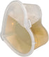 24 Pieces 2.4 oz Heart Shaped Slime Storage Containers Transparent Small Plastic Box with Hinged Lids...