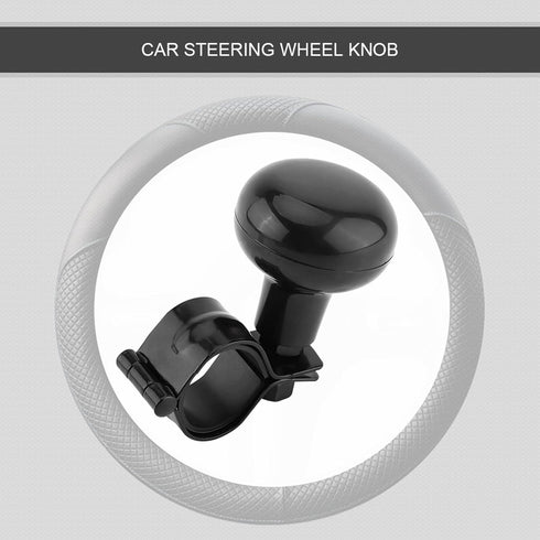 Universal Steering Wheel Knob Spinner,Black Heavy Duty Vehicle Steering Wheel Suicide Spinner Fit for Cars, Truck,Boat...