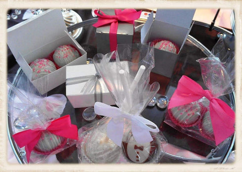 100 CAKE POP BAGS 4W"x2D"x8H" Bottom Gusseted Clear Poly Favor - For Large Size Cake Pops...