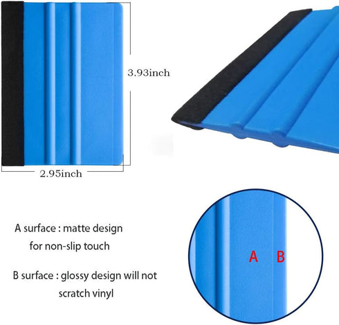 Vinyl Squeegee 4" Felt Squeegee 10 PCS for Car Wrap Window Tint...