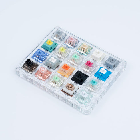 GATERON Keyboard Switches Tester, Magnetic Jade Baby Kangaroo 2.0 Smoothie Melodic INK Wall Stem Box Black Pink Key Switches for MX Mechanical Key...