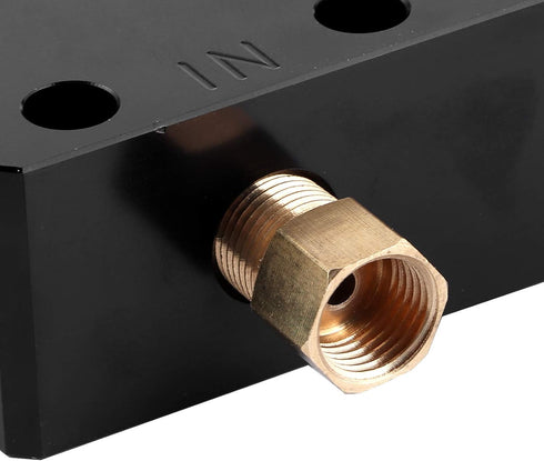 Brake Proportioning Valve, Aluminium Alloy Universal Brake Proportional Valve Adjustable In Line Disc Drum Brakes 150PSI?1200PSI Pressure Range, U...