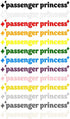 Passenger Princess Decal Sticker Car Mirror Sticker Cute Funny Rearview Mirror Sticker Vinyl Truck Window Sticker Rearview Mirror Car Decoration W...