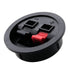 Round Speaker Terminal Cup 4PCS Round Express Spring Clip Double Binding Post Screw Wire Car Subwoofer Speaker Wire Terminal Connector WP2-9...