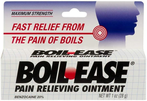 Boil Ease Pain Relieving Ointment, 1 Ounce (4 Pack)...