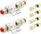 in-line AGU Fuse Holder for 4-10 Gauge AWG Wire / 6 Gauge & 8 Gauge/with Four 60A AGU Fuses for Car Audio/Alarm/Amplifier/Compressors/Auto Parts/A...