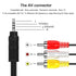 3.5mm to RCA Camcorder Handycam AV Audio Video Output Cable, 1/8" TRRS to 3 RCA Male Plug AUX Cable Cord for TV,Smartphones,MP3, Tablets,Speakers,...
