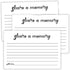 50 Share a Memory Cards, Going Away Party Decorations Funeral Guest Book for Celebration of Life Birthday Anniversary Memorial Funeral Graduation ...