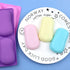 2Pcs Oval Silicone Soap Molds, Classic Oval Shaped Molds for Chocolate Jelly Candy Making...